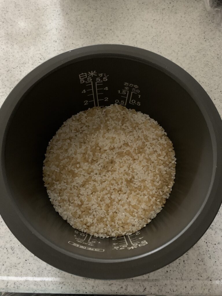 ファンケルの発芽米　炊飯器