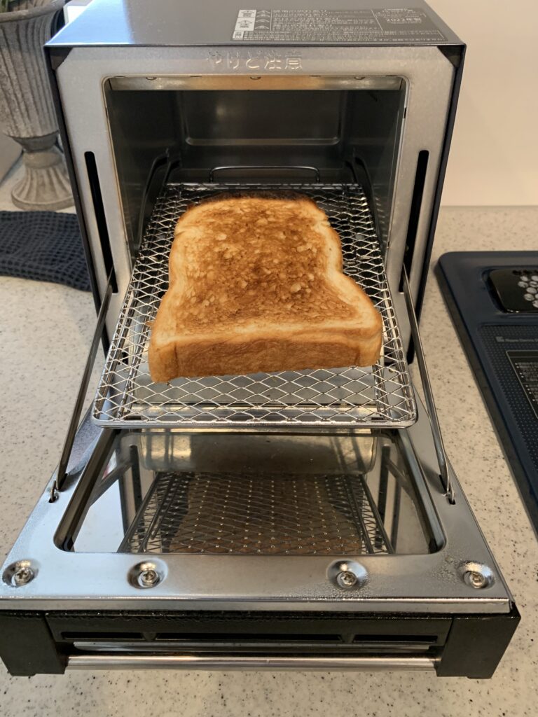 ふうのトースターで焼いた食パン